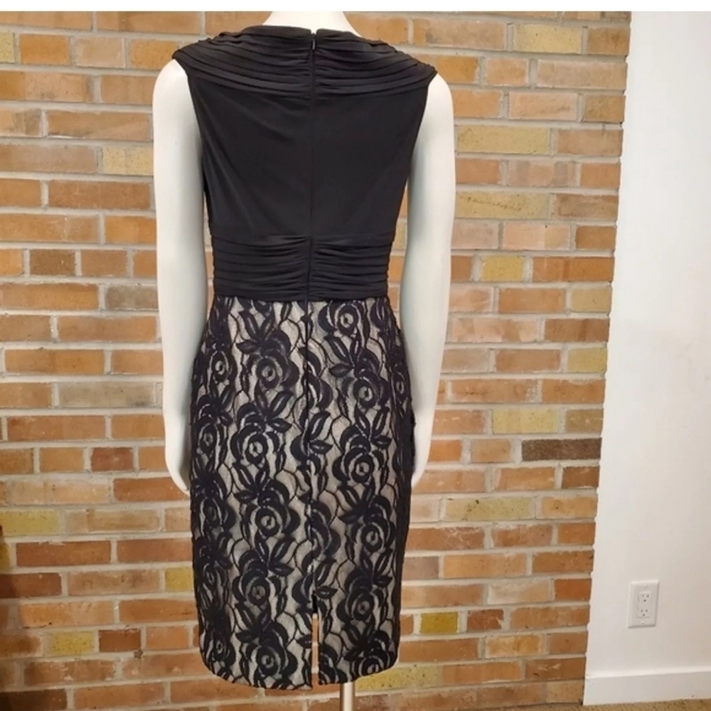Adrianna Papell Black Lace Dress - Picture 3 of 8